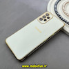 قاب گوشی Galaxy A23 سامسونگ طرح ژله ای مای کیس گلد لاین دور طلایی محافظ لنز دار سفید کد 92123
