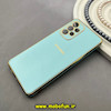 قاب گوشی Galaxy A53 سامسونگ طرح ژله ای مای کیس گلد لاین دور طلایی محافظ لنز دار سبزآبی کد 92155