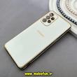 قاب گوشی Galaxy A73 سامسونگ طرح ژله ای مای کیس گلد لاین دور طلایی محافظ لنز دار سفید کد 92160