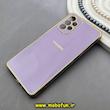 قاب گوشی Galaxy A73 سامسونگ طرح ژله ای مای کیس گلد لاین دور طلایی محافظ لنز دار یاسی کد 92164