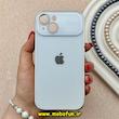 قاب گوشی iPhone 15 آیفون PVD مدل AUTO FOCUS محافظ لنز دار سفید کد 92197