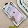 قاب گوشی iPhone 15 Pro Max آیفون PVD مدل AUTO FOCUS محافظ لنز دار صورتی کد 92204
