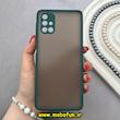 قاب گوشی Galaxy M51 سامسونگ طرح پشت مات سبز تیره کد 92215