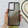 قاب گوشی Xiaomi 13 Lite شیائومی پشت مات متال کیس دور سیلیکونی مشکی کد 92224