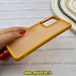 قاب گوشی Xiaomi 13 Lite شیائومی پشت مات متال کیس دور سیلیکونی زرد کد 92225