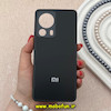 قاب گوشی Xiaomi 13 Lite شیائومی مدل PVD ضد خش پشت گلس شیشه ای محافظ لنز دار مشکی کد 92230