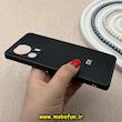 قاب گوشی Xiaomi 13 Lite شیائومی مدل PVD ضد خش پشت گلس شیشه ای محافظ لنز دار مشکی کد 92230