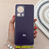 قاب گوشی Xiaomi 13 Lite شیائومی مدل PVD ضد خش پشت گلس شیشه ای محافظ لنز دار بنفش کد 92232
