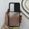 قاب گوشی Redmi Note 10 4G / Redmi Note 10S / Poco M5S شیائومی طرح پشت مات محافظ لنز دار کشویی مشکی کد 92234
