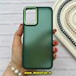 قاب گوشی Redmi Note 11 4G / Redmi Note 11S / Redmi Note 12S شیائومی پشت مات متال کیس دور سیلیکونی سبز تیره کد 92239