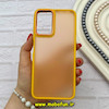 قاب گوشی Redmi Note 12S شیائومی پشت مات متال کیس دور سیلیکونی زرد کد 92242
