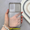 قاب گوشی Redmi 9T / Poco M3 شیائومی طرح پشت طلق شفاف دور ژله ای محافظ لنز دار کشویی دودی کد 92253
