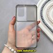 قاب گوشی Redmi 9T / Poco M3 شیائومی طرح پشت طلق شفاف دور ژله ای محافظ لنز دار کشویی دودی کد 92253