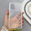 قاب گوشی Redmi 9T / Poco M3 شیائومی طرح پشت طلق شفاف دور ژله ای محافظ لنز دار کشویی بی رنگ کد 92254