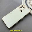 قاب گوشی Redmi A1 Plus / Redmi A2 Plus / Poco C50 شیائومی طرح ژله ای مای کیس گلد لاین دور طلایی محافظ لنز دار سفید کد 92262