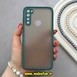 قاب گوشی Redmi Note 8 / Redmi Note 8 2021 شیائومی طرح پشت مات سبز تیره کد 92265
