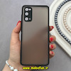 قاب گوشی Galaxy S20 سامسونگ طرح پشت مات محافظ لنز دار مشکی کد 92282