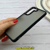قاب گوشی Galaxy S21 FE سامسونگ پشت مات متال کیس دور سیلیکونی مشکی کد 92284