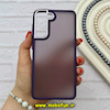 قاب گوشی Galaxy S21 FE سامسونگ پشت مات متال کیس دور سیلیکونی بنفش کد 92285