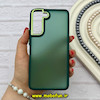 قاب گوشی Galaxy S21 FE سامسونگ پشت مات متال کیس دور سیلیکونی سبز کد 92288