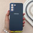 قاب گوشی Galaxy S21 FE سامسونگ مدل PVD ضد خش پشت گلس شیشه ای محافظ لنز دار سرمه ای کد 92301