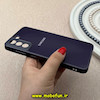 قاب گوشی Galaxy S21 FE سامسونگ مدل PVD ضد خش پشت گلس شیشه ای محافظ لنز دار بنفش کد 92302