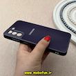 قاب گوشی Galaxy S21 FE سامسونگ مدل PVD ضد خش پشت گلس شیشه ای محافظ لنز دار بنفش کد 92302