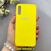 قاب گوشی Galaxy A30S / Galaxy A50S / Galaxy A50 سامسونگ طرح دور سیلیکونی پشت براق زرد کد 92356