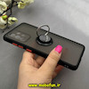قاب گوشی Galaxy A52 4G / Galaxy A52 5G / Galaxy A52S سامسونگ پشت مات هولدر دار انگشتی مگنتی مشکی کد 92386