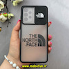 قاب گوشی Galaxy A52 4G / Galaxy A52 5G / Galaxy A52S سامسونگ طرح پشت مات کشویی محافظ لنز دار فانتزی THE NORTH FACE مشکی کد 92391
