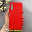 قاب گوشی Galaxy A70 / Galaxy A70S سامسونگ طرح سیلیکونی ژله ای قرمز کد 92397