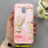 قاب گوشی Galaxy J6 2018 / J600 سامسونگ طرح ژله ای فانتزی صورتی خرس کیوت کد 92440