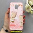 قاب گوشی Galaxy J6 2018 / J600 سامسونگ طرح ژله ای فانتزی صورتی خرس کیوت کد 92440