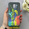 قاب گوشی Galaxy J6 2018 سامسونگ فانتزی برجسته طرح آبرنگی کد 92446