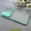 قاب گوشی Redmi Note 10 Pro 4G / Redmi Note 10 Pro Max شیائومی طرح پشت مات محافظ لنز دار کشویی سبزآبی کد 92466