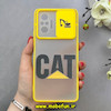 قاب گوشی Redmi Note 10 Pro 4G / Redmi Note 10 Pro Max شیائومی طرح پشت مات کشویی محافظ لنز دار فانتزی CAT زرد کد 92471