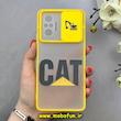 قاب گوشی Redmi Note 10 Pro 4G / Redmi Note 10 Pro Max شیائومی طرح پشت مات کشویی محافظ لنز دار فانتزی CAT زرد کد 92471