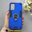 قاب گوشی Poco M3 / Redmi 9T شیائومی طرح ضد ضربه بتمن هولدر دار محافظ لنز دار آبی کاربنی کد 92500