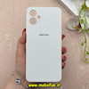 قاب گوشی Galaxy A06 سامسونگ سیلیکونی اورجینال پاک کنی درجه یک زیربسته محافظ لنز دار سفید کد 92561