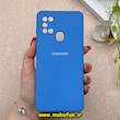 قاب گوشی Galaxy A21S سامسونگ سیلیکونی های کپی زیربسته محافظ لنز دار آبی کد 92564