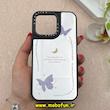 قاب گوشی iPhone 13 Pro آیفون پشت گلس آینه ای اورجینال CASETIFY طرح پروانه کد 92567