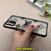 قاب گوشی Poco M3 شیائومی طرح رینبو دیاموند محافظ لنزدار ایربگ دار مدل لویی ویتون LV مشکی کد 92577