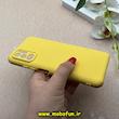 قاب گوشی Poco M3 Pro / Redmi Note 10 5G / Redmi Note 11 SE شیائومی سیلیکونی های کپی زیر بسته محافظ لنز دار زرد کد 92578