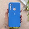قاب گوشی Xiaomi Redmi Note 8 / Redmi Note 8 2021 شیائومی سیلیکونی های کپی زیر بسته محافظ لنز دار آبی کد 92583