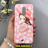 قاب گوشی Galaxy A6 Plus 2018 سامسونگ طرح ژله ای فانتزی صورتی دخترونه کد 92600