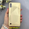 قاب گوشی Galaxy A10 / M10 سامسونگ طرح پشت طلق الماسی دور سیلیکونی طلایی کد 92623