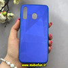 قاب گوشی Galaxy A20 / A30 سامسونگ طرح پشت طلق الماسی دور سیلیکونی آبی کاربنی کد 92650