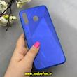 قاب گوشی Galaxy A20 / A30 سامسونگ طرح پشت طلق الماسی دور سیلیکونی آبی کاربنی کد 92650