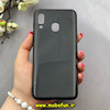 قاب گوشی Galaxy A20 / Galaxy A30 سامسونگ طرح پشت براق مشکی کد 92655
