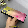 قاب گوشی Galaxy A21S سامسونگ طرح پشت طلق الماسی دور سیلیکونی دورنگ کد 92674